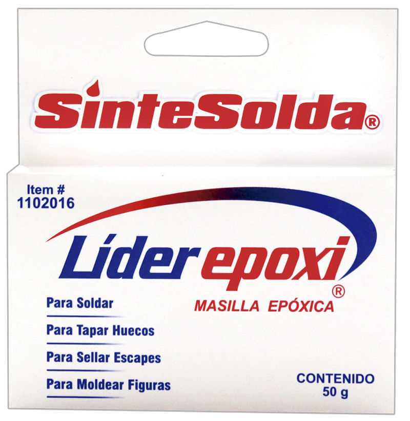 Masilla epóxica 50 grs Sintesolda líder epoxi