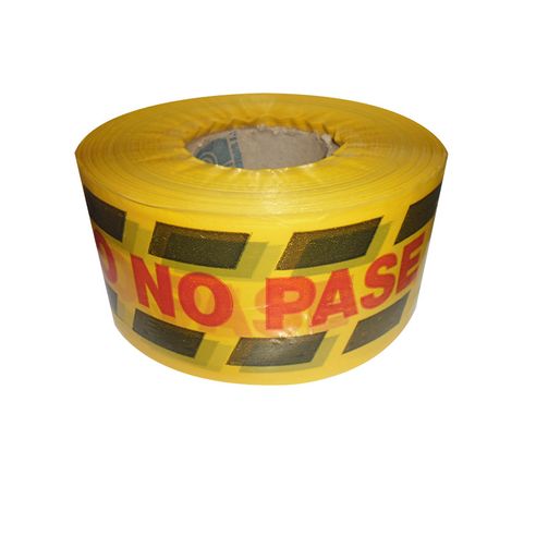 Cinta señalización peligro amarilla x500mts