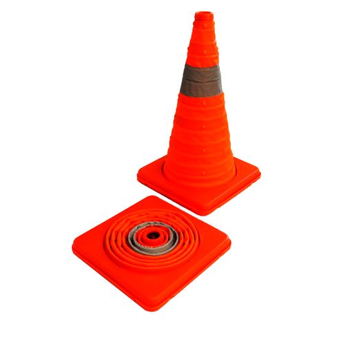 Cono Retractil 60Cm S/Bombillo.
