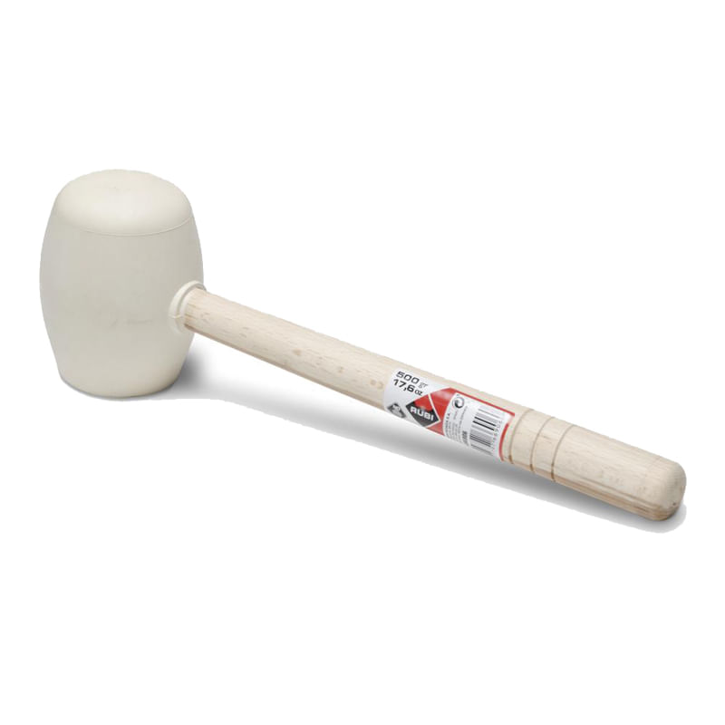 Martillo de goma blanca 500grs Rubi 65913
