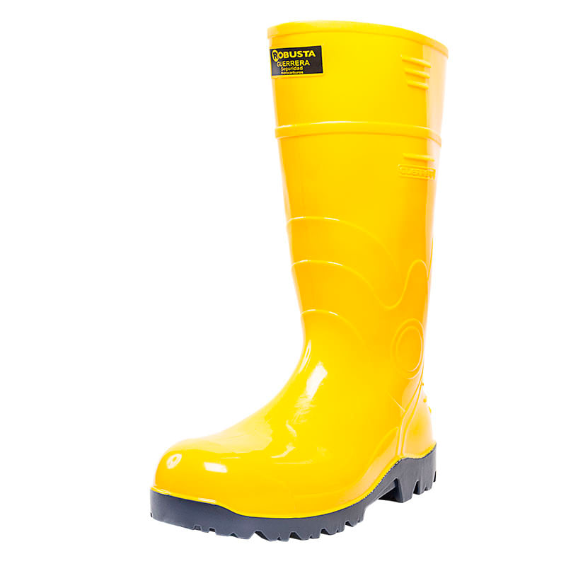 Bota Guerrera Amarilla Con Puntera Talla 42 Robusta