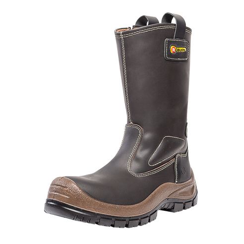 Bota soldador Welder café con puntera talla 41 Robusta