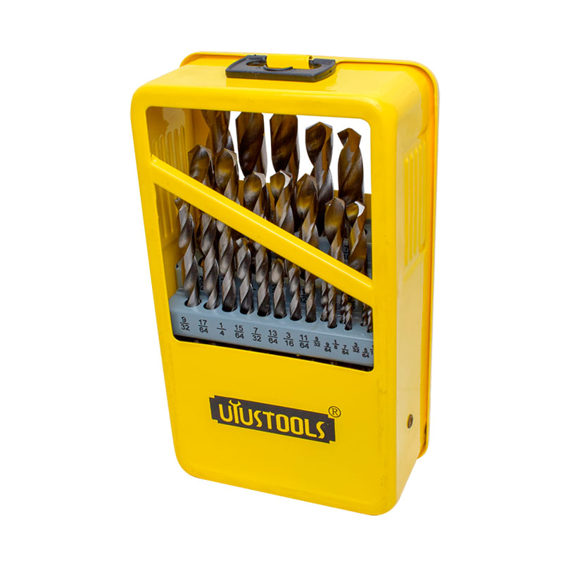 Juego de brocas HSS 1/16" a 1/2" x 29 piezas Uyustools