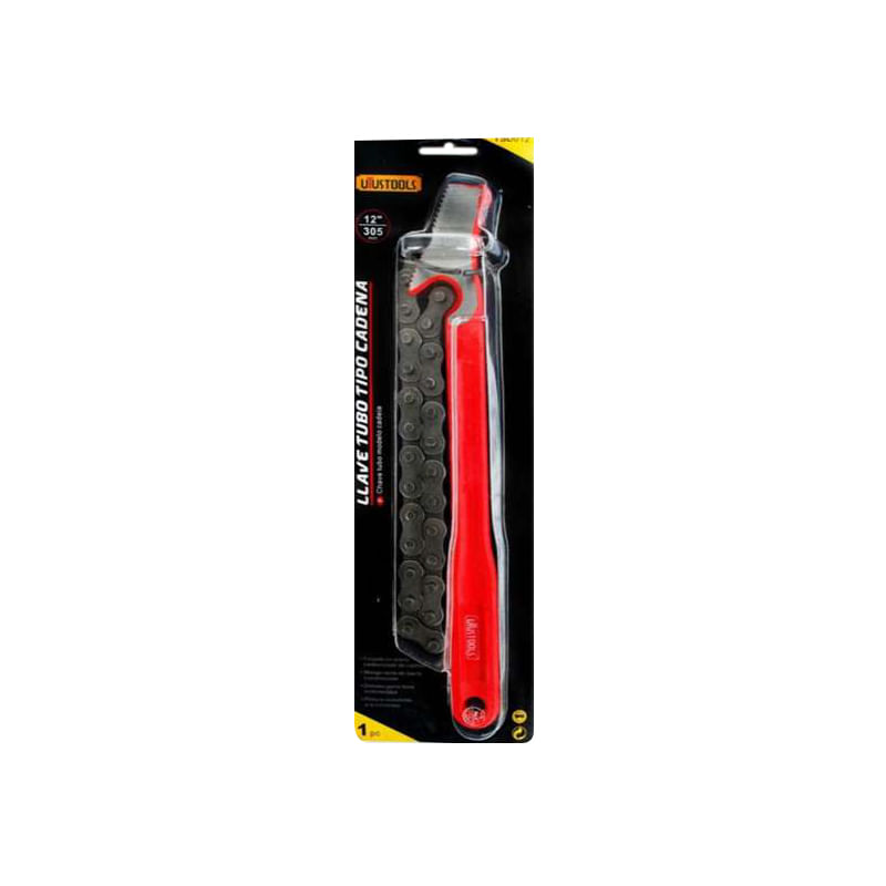 Llave Tubo Cadena-Uyustools- 12".