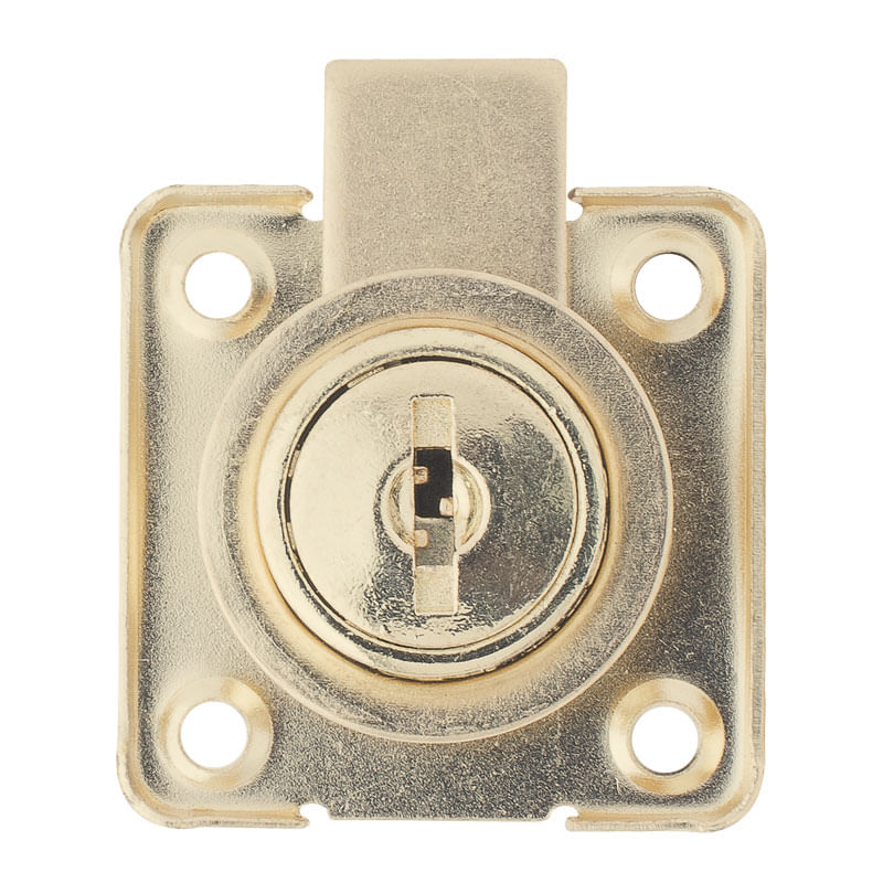 Cerradura de mueble cobrizada Gato 1550