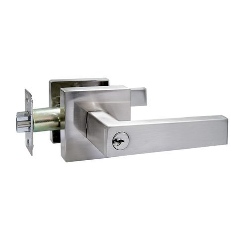 Cerradura de manija para entrada principal cromada Yale 9059