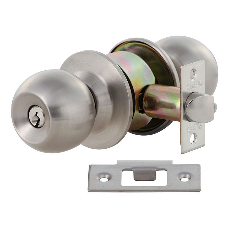 Cerradura de bola para alcoba acero Kl 501E
