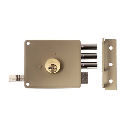 Cerradura sobreponer 50mm tres machos derecha Kl 1050