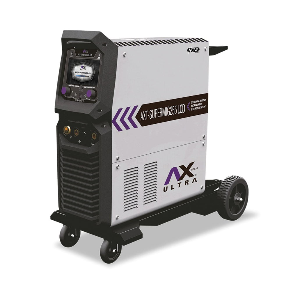 Soldador Inversor -Ax-Tech-Lcd Supermig255Amp220V+Care(Dcc)