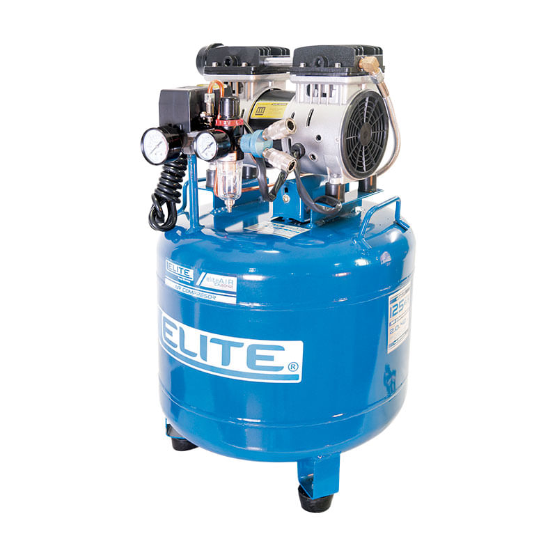 Compresor de Aire Vertical 2 Hp 42 Litros 125 Psi Elite Ca2042