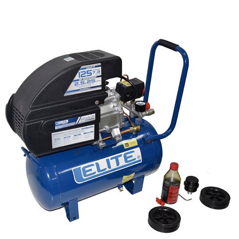 Compresor de Aire 2.5 Hp 25 Litros 125 Psi Elite CA6256