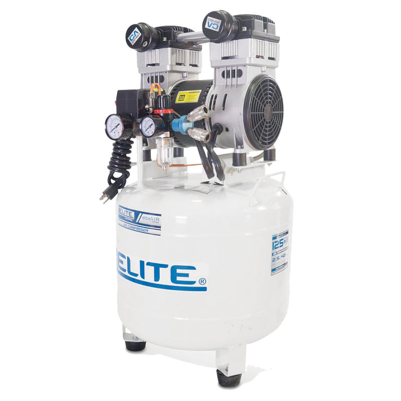 Compresor de Aire Odontólogico 2.5 Hp 40 Litros 125 Psi Elite Ca2542