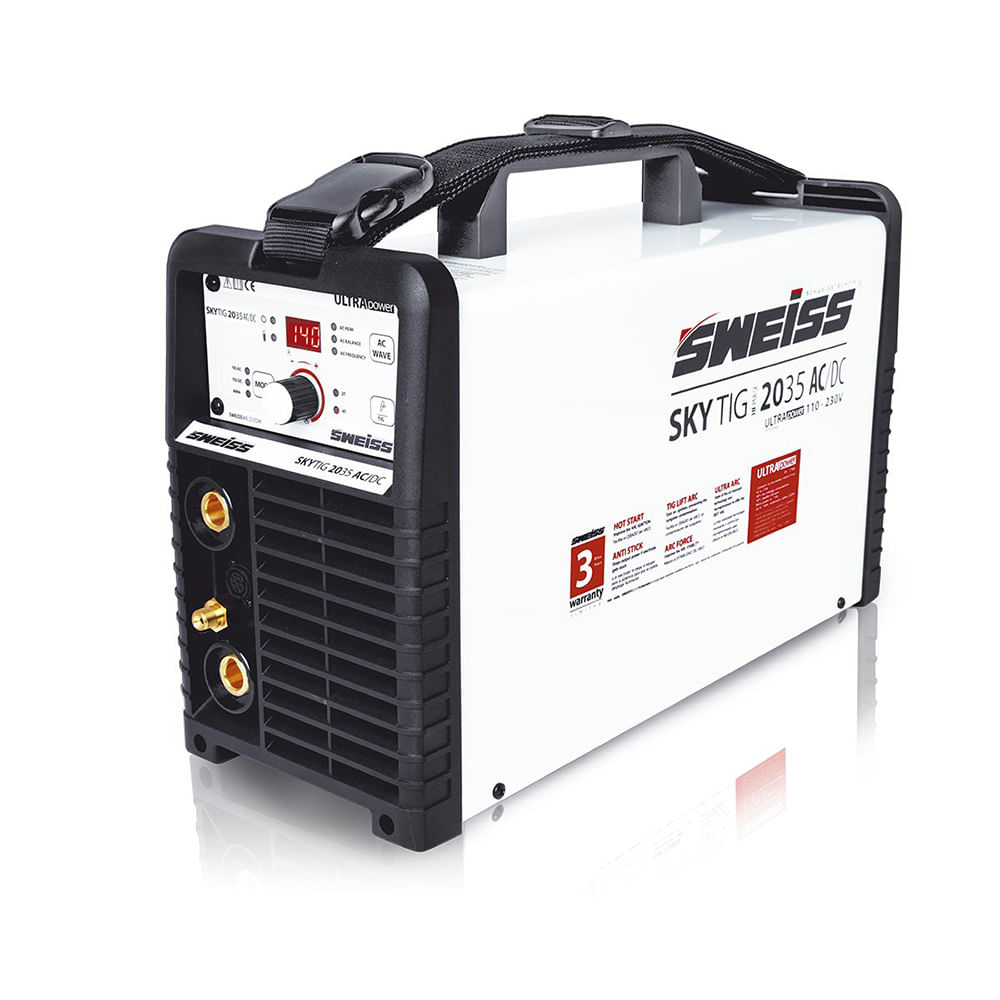 Soldador Inversor 200Amp Tig 220V Con Antorcha Sweiss Swt2035