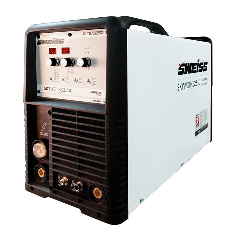 Soldador Inversor Multiproceso 250Amp Mma/Tig/Mig 110V/220V + Antorcha Sweiss Ksww2550