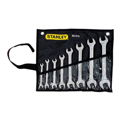 Juego De 8 Llaves De Boca Métricas Stanley 86-072
