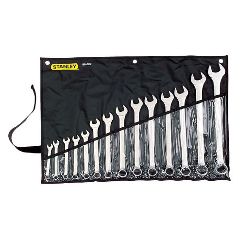 Juego De 14 Llaves Combinadas Métricas Stanley 86-082