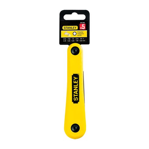 Juego De Llaves Plegables En Pulgadas 5 Piezas Stanley 69-260