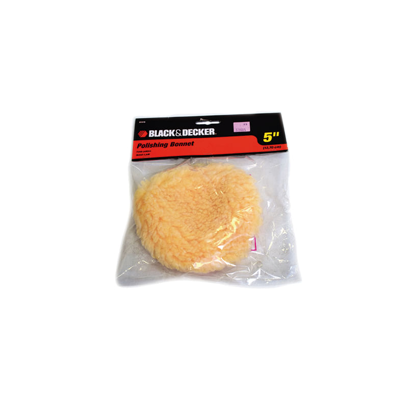 Bonete De Lana Para Polichar 5" Black + Decker U1310