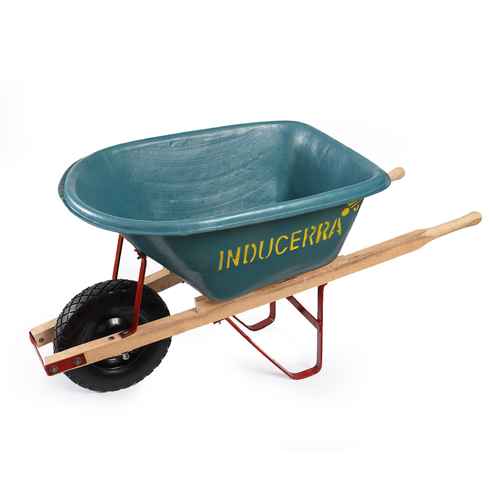 Carretilla polietileno 7 pies llanta antipinchazo inducerra