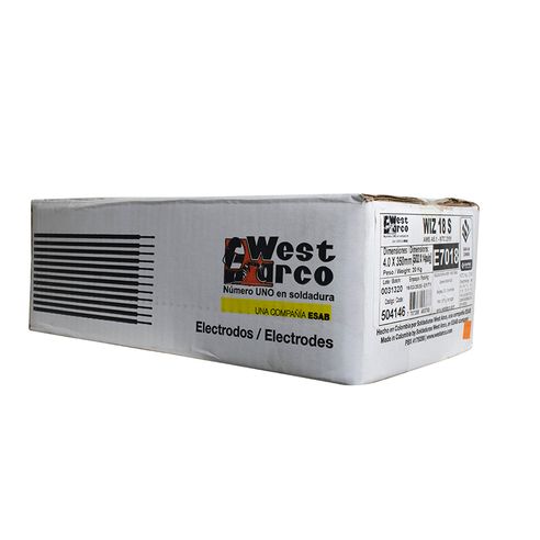 Soldadura Eléctrica 7018 de 5/32 x 1 Kilo West Arco