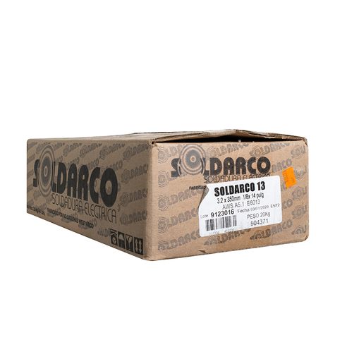 Soldadura Eléctrica 6013 de 1/8 x 1 Kilo Soldarco