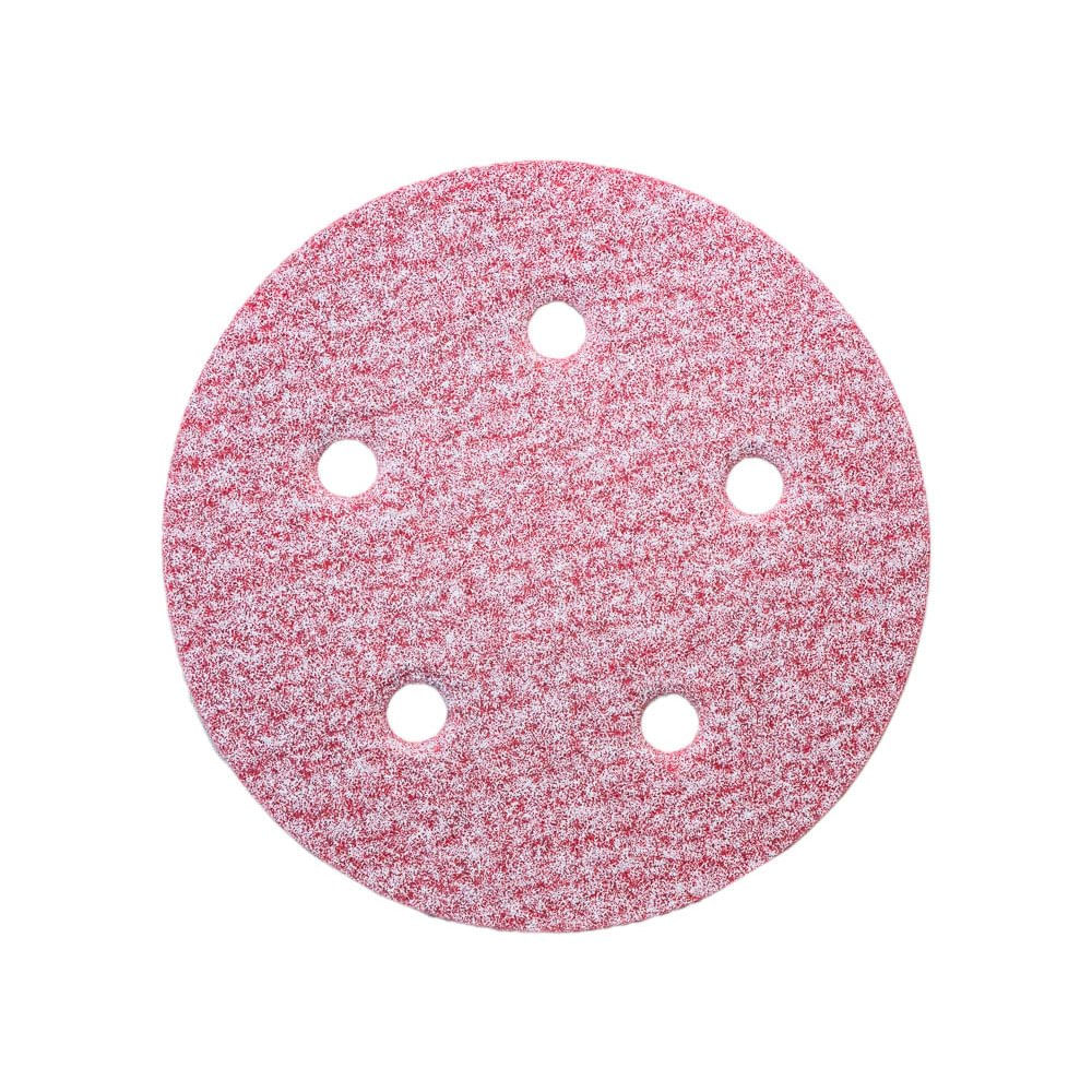 Disco Velcro Carborundum 5-X5 Huecos No.120  (100)(Vp)
