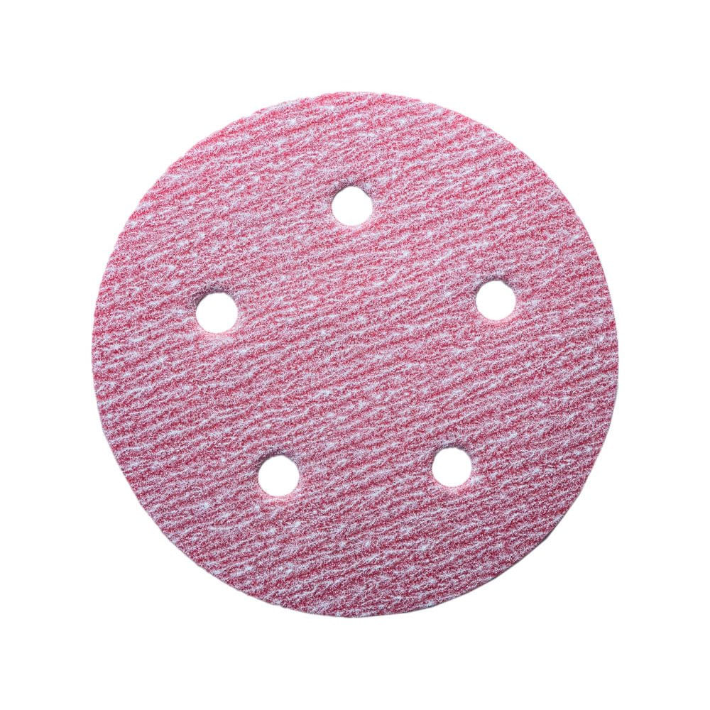 Disco Velcro Carborundum 5-X5 Huecos No.220  (100)(Ag)Vp