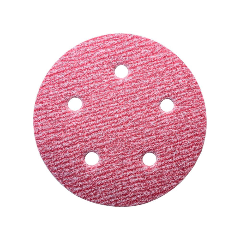 Disco Velcro Carborundum 5-X5 Huecos No.240  (100)(Vp)