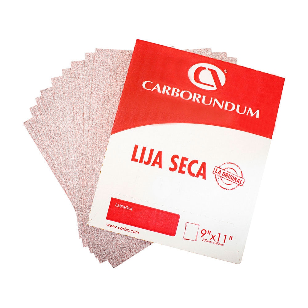 Lija Seca -Premier Red- N.180 Carborundum (50)