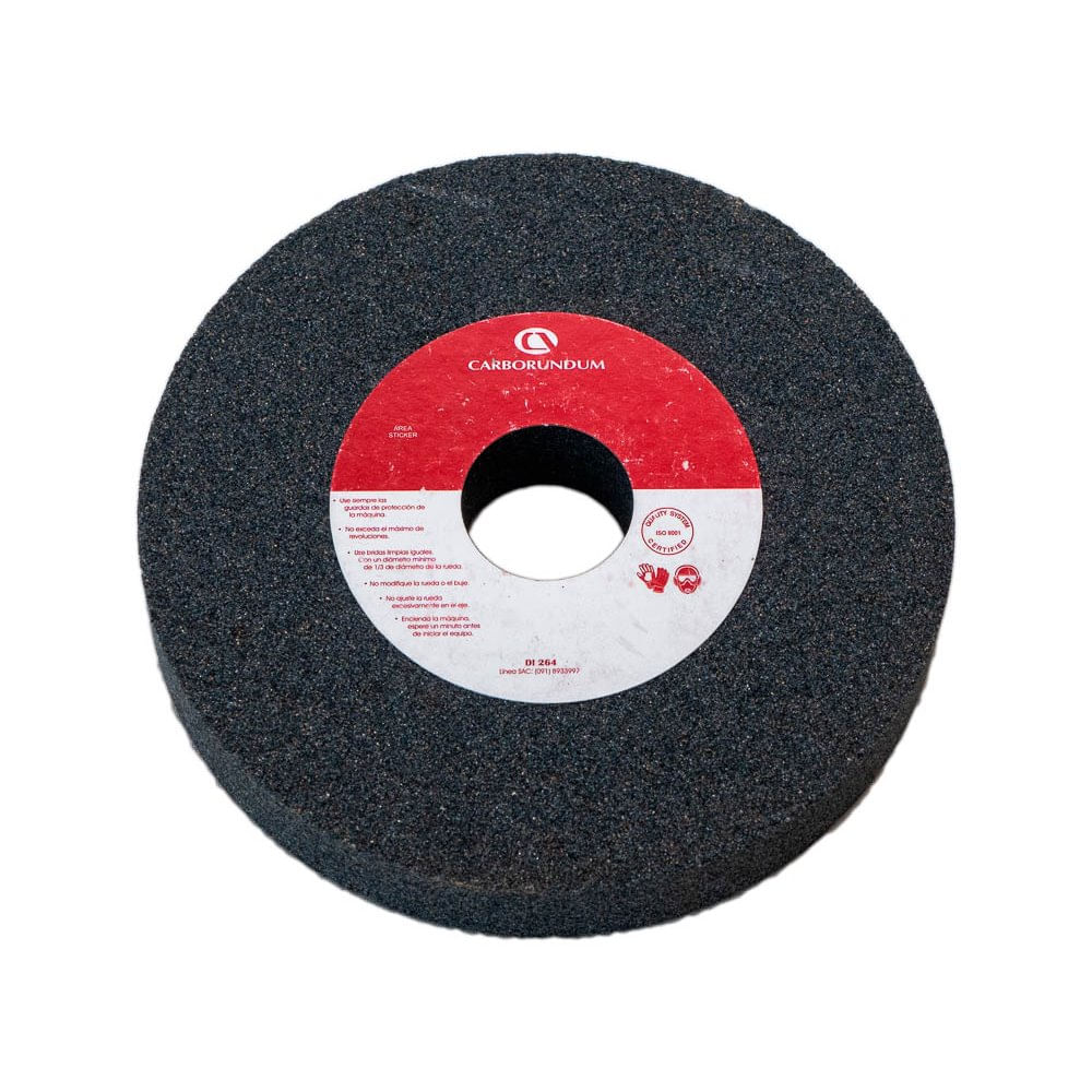 Piedra de esmeril gris 6 x 1 grano 60 Carborundum