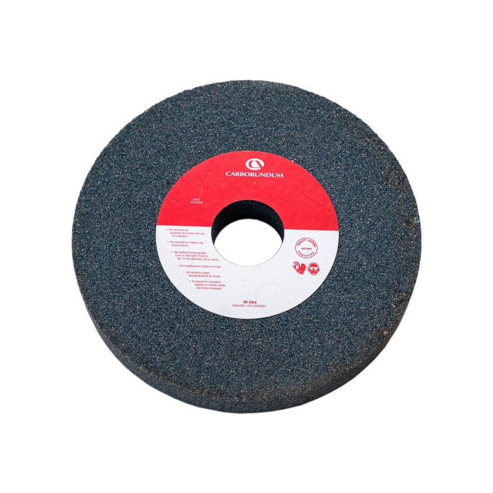 Piedra de esmeril gris 6 x 3/4 grano 60 Carborundum