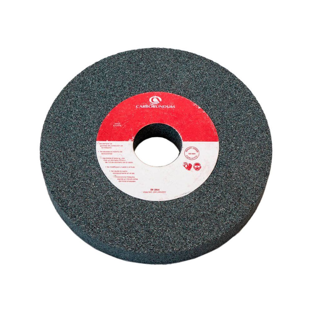 Piedra de esmeril verde 6 x 3/4 grano 60 Carborundum