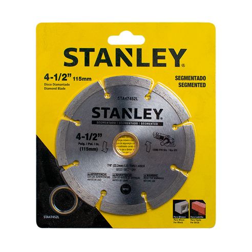 Disco Diamantado Stanley 4-1/2" Sta47452Segmentado(1)