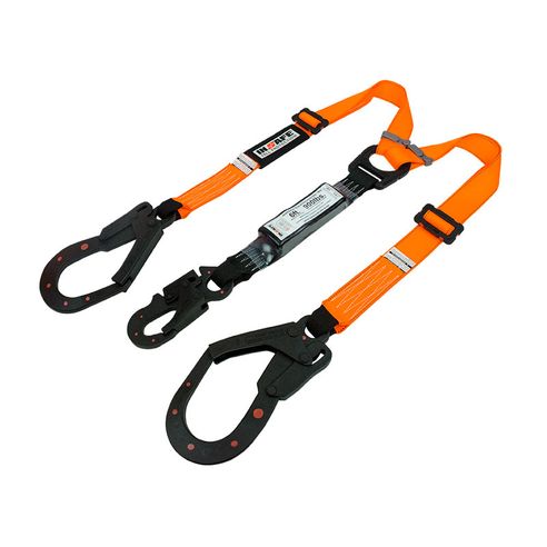 Eslinga en Y absorbedor y ganchos dieléctricos Insafe IN8021-RD