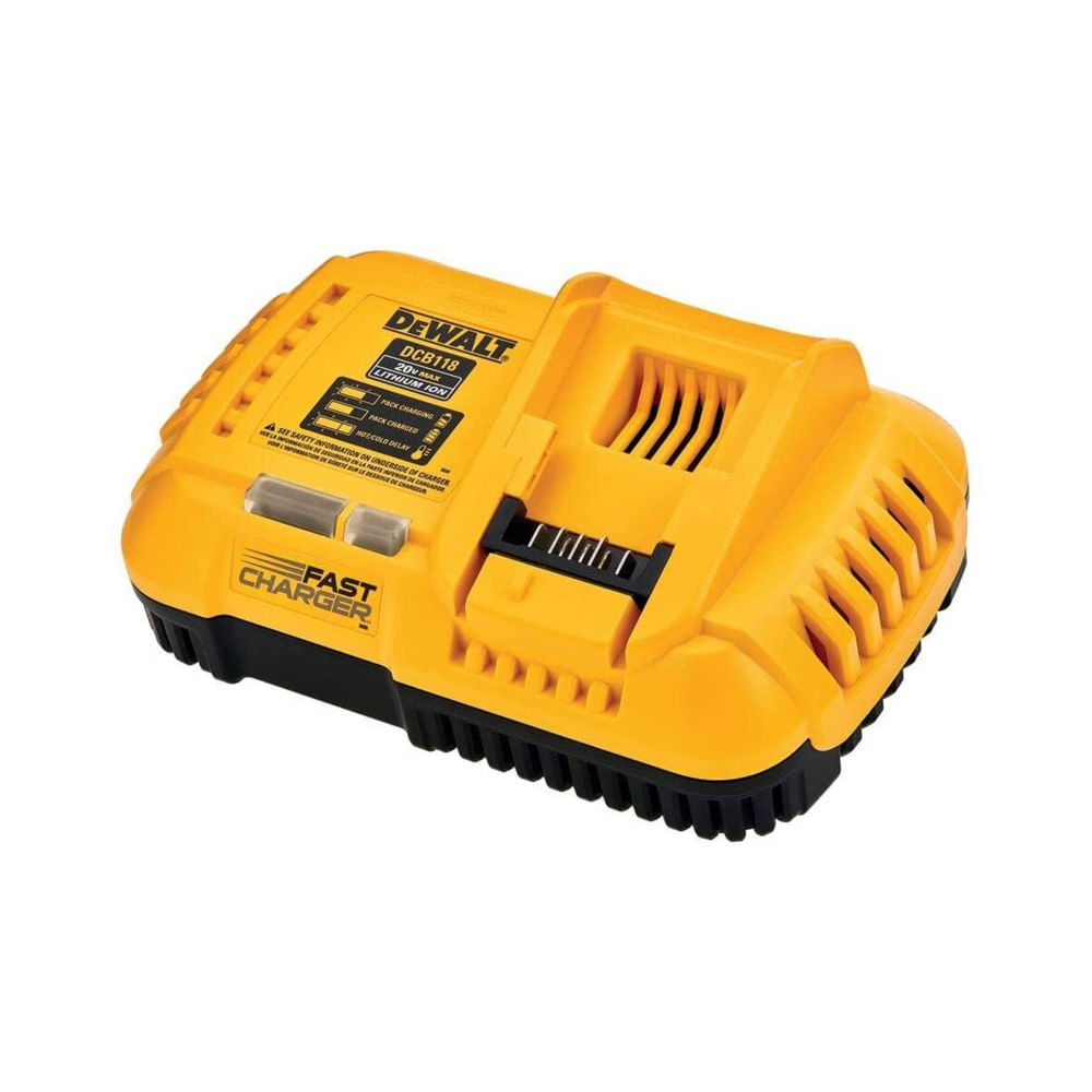 Cargador Rápido FLEXVOLT Enfriado Por Ventilador De  20V/60V MAX. Tasa De Carga 8 Ah Dewalt DCB118