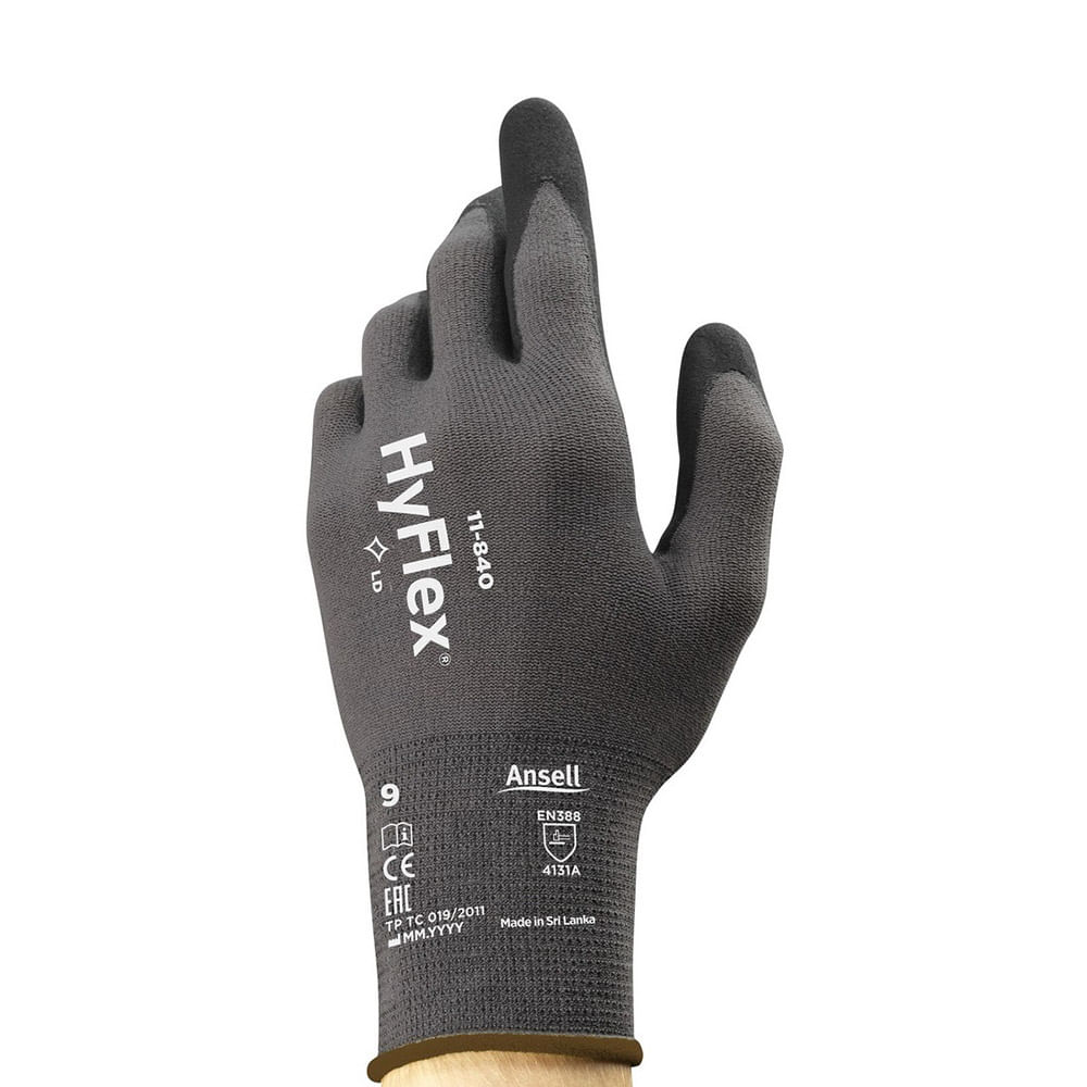 Guante Encauchetado Espuma Nitrilo Talla 10 Ansell HyFlex 11-840