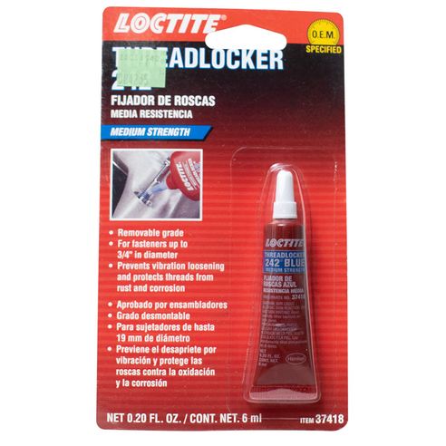 Fijador de Roscas Fuerza Media Loctite 242