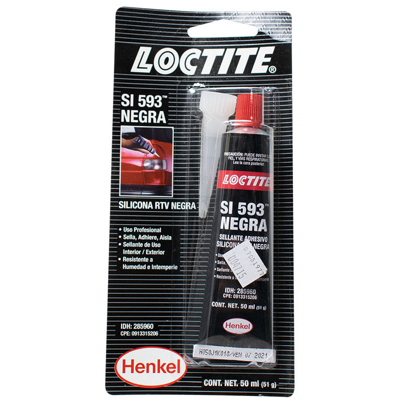 Silicona Negra Loctite 593 x 50 Ml