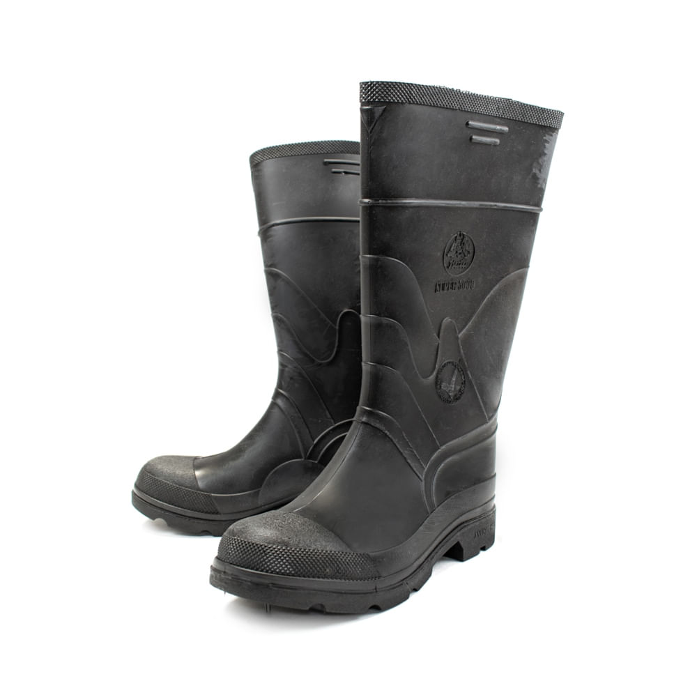 Bota exportadora negra con puntera talla 42 Bata