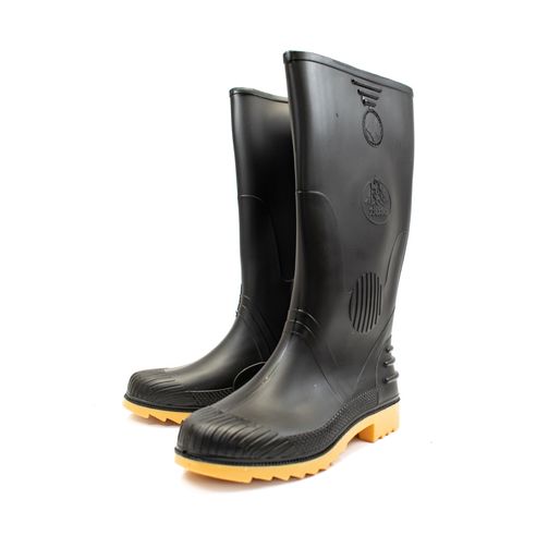 Bota Agrícola Negra Sin Puntera Talla 39 Bata