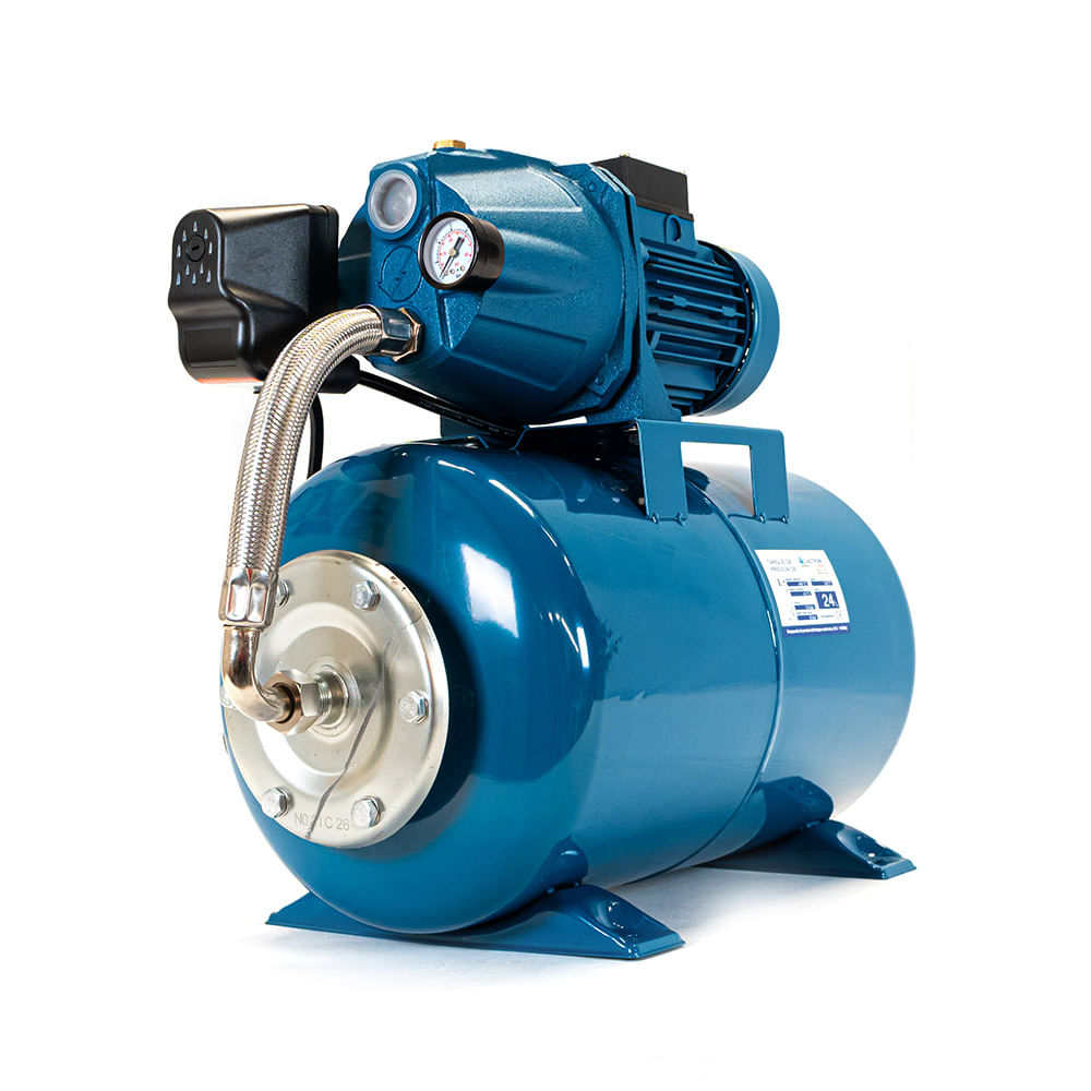 Bomba De Agua Con Tanque 1hp 24 Litros 110v Aquastrong EKJ801IA