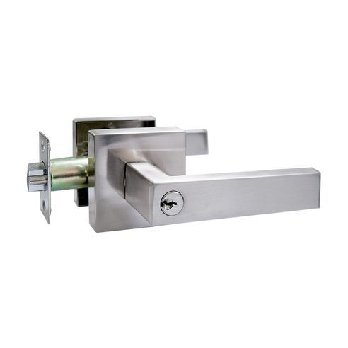 Cerradura de manija para alcoba cromada Yale 9055