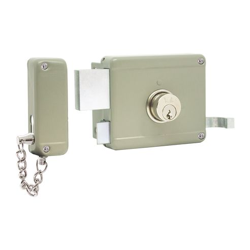 Cerradura de sobreponer doble macho con cadena Izquierda Yale 31610