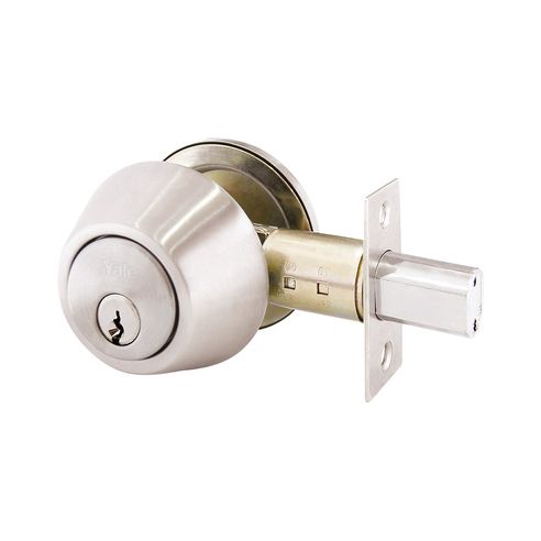 Cerrojo de seguridad cromo doble cilíndro Yale 0004100