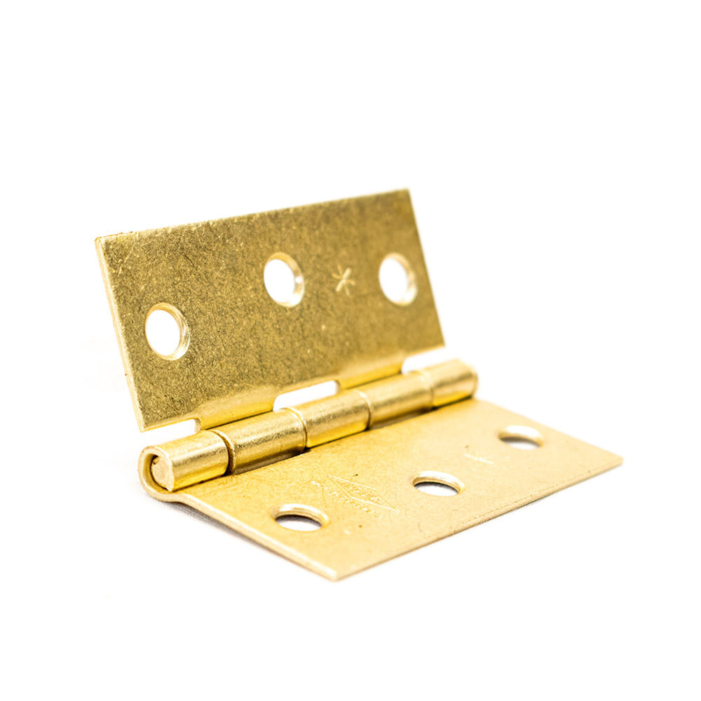 Bisagra nudo cobrizada 3" x 3 und cal16 Induma