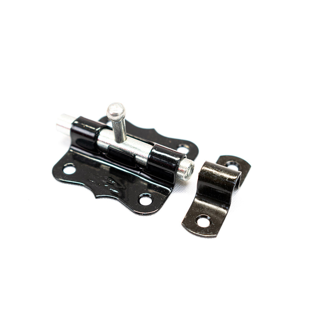 Pasador sueco negro 2" con tornillos Induma