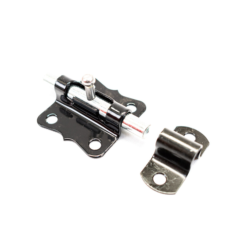 Pasador sueco negro 2 1/2" con tornillos Induma