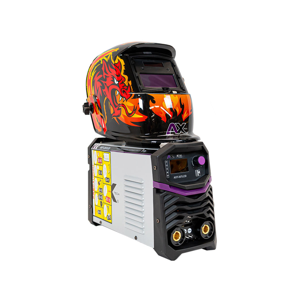 Soldador  Inver Digital-Axtech-Axt257Lcd250A 110/220+Care