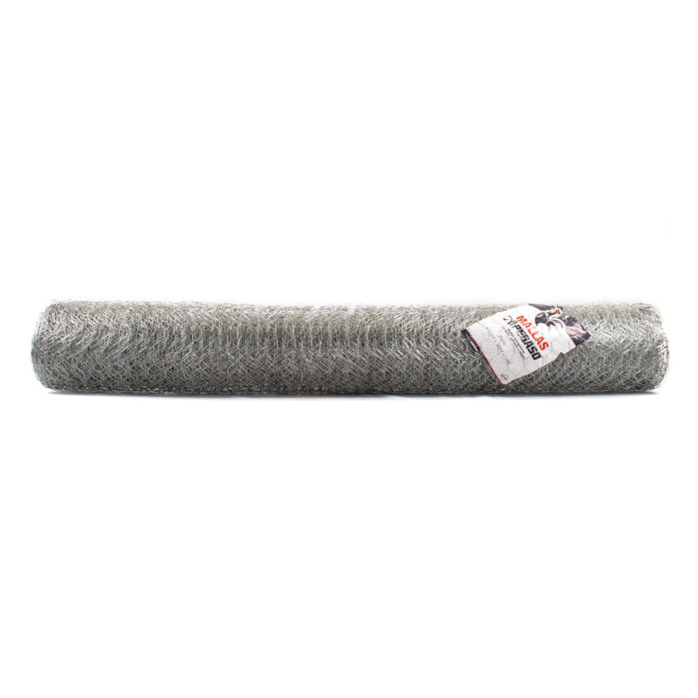 Rollo malla pollo 1 1/4" 1,20mt x 36mt calibre 25