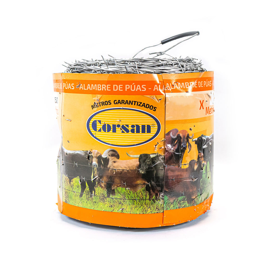 Alambre de Pua Calibre 16.5 Rollo x 400 Metros